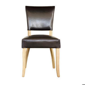 Marquess BLack Leather Dining Chair